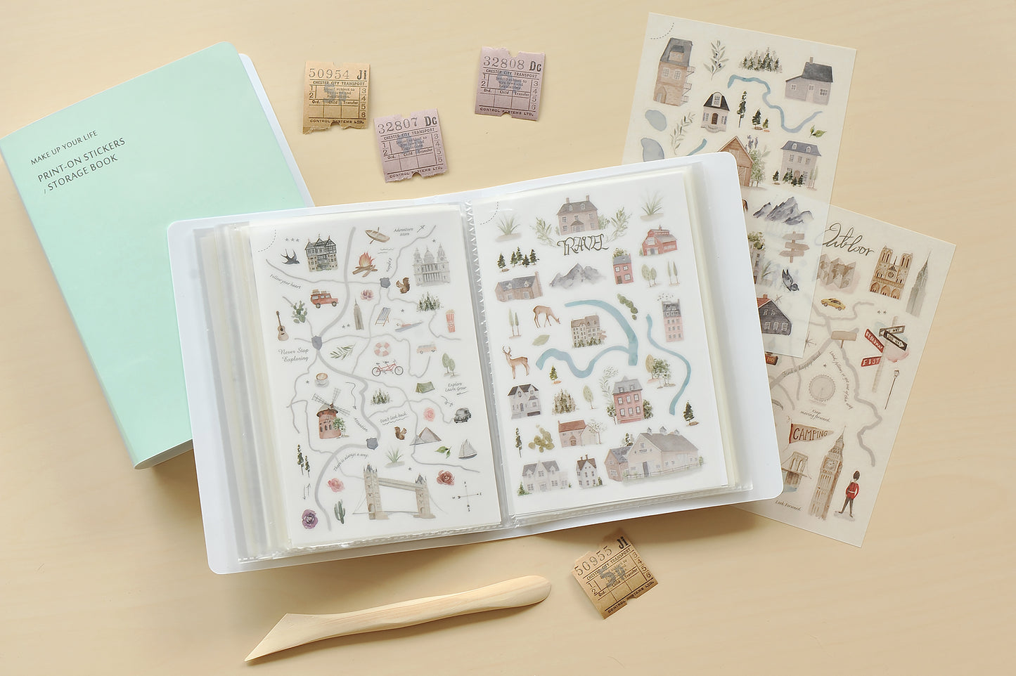 MU Transfer Sticker Storage Book - Dusty Rose