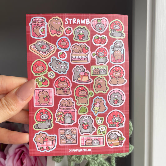Strawb Sticker Sheet