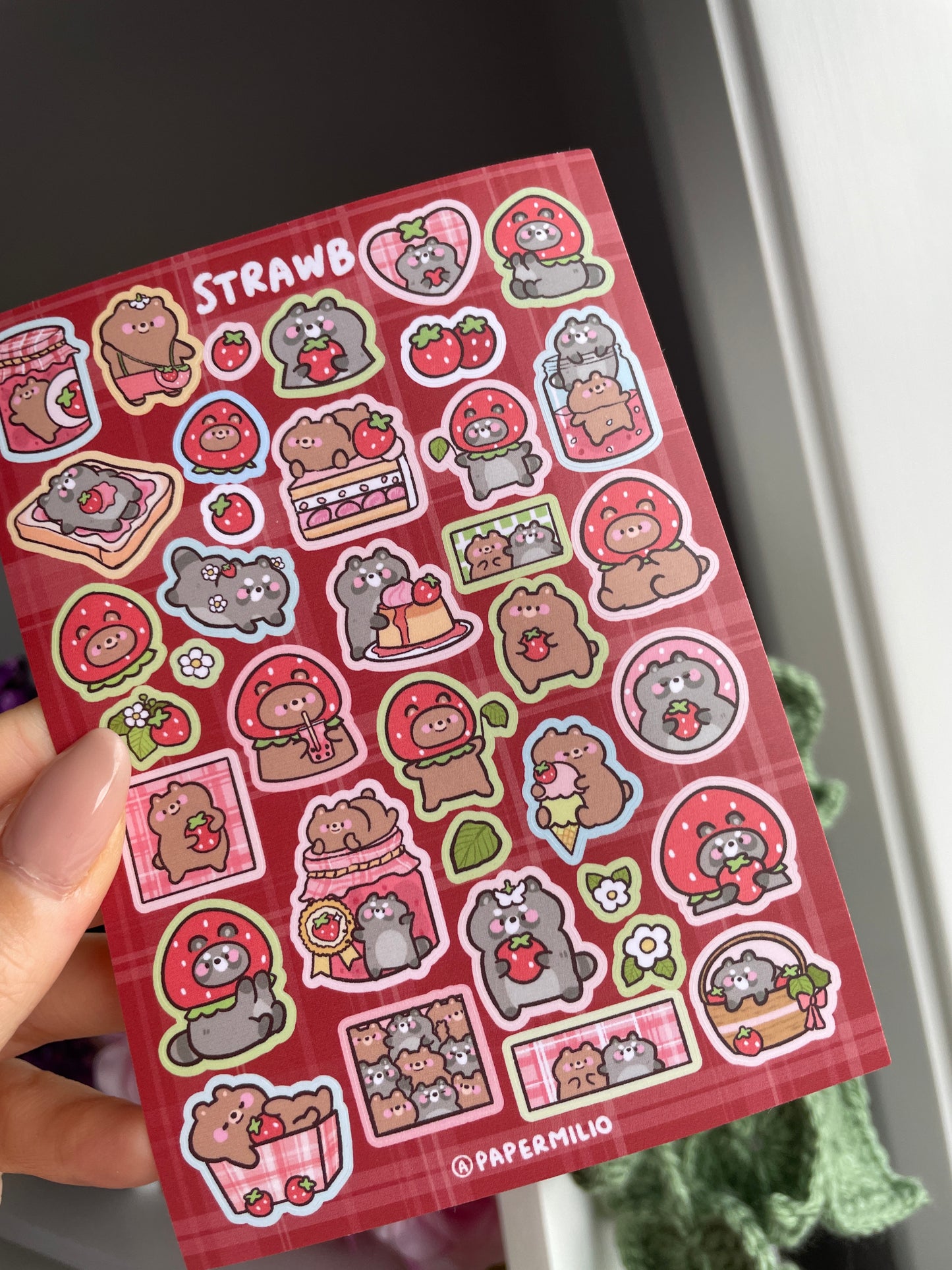 Strawb Sticker Sheet