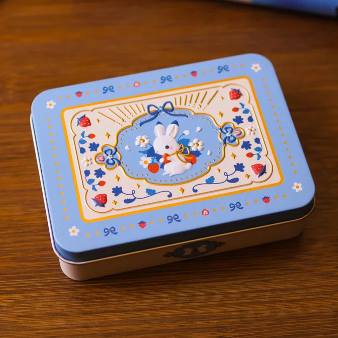 Strawberry Bunny Tin Can Mystery Box