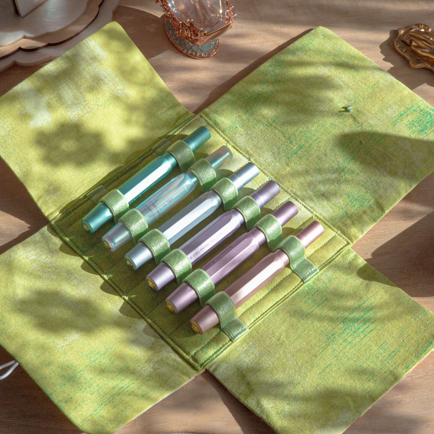 Handmade Strawberry x Lime Mini Pen Wrap