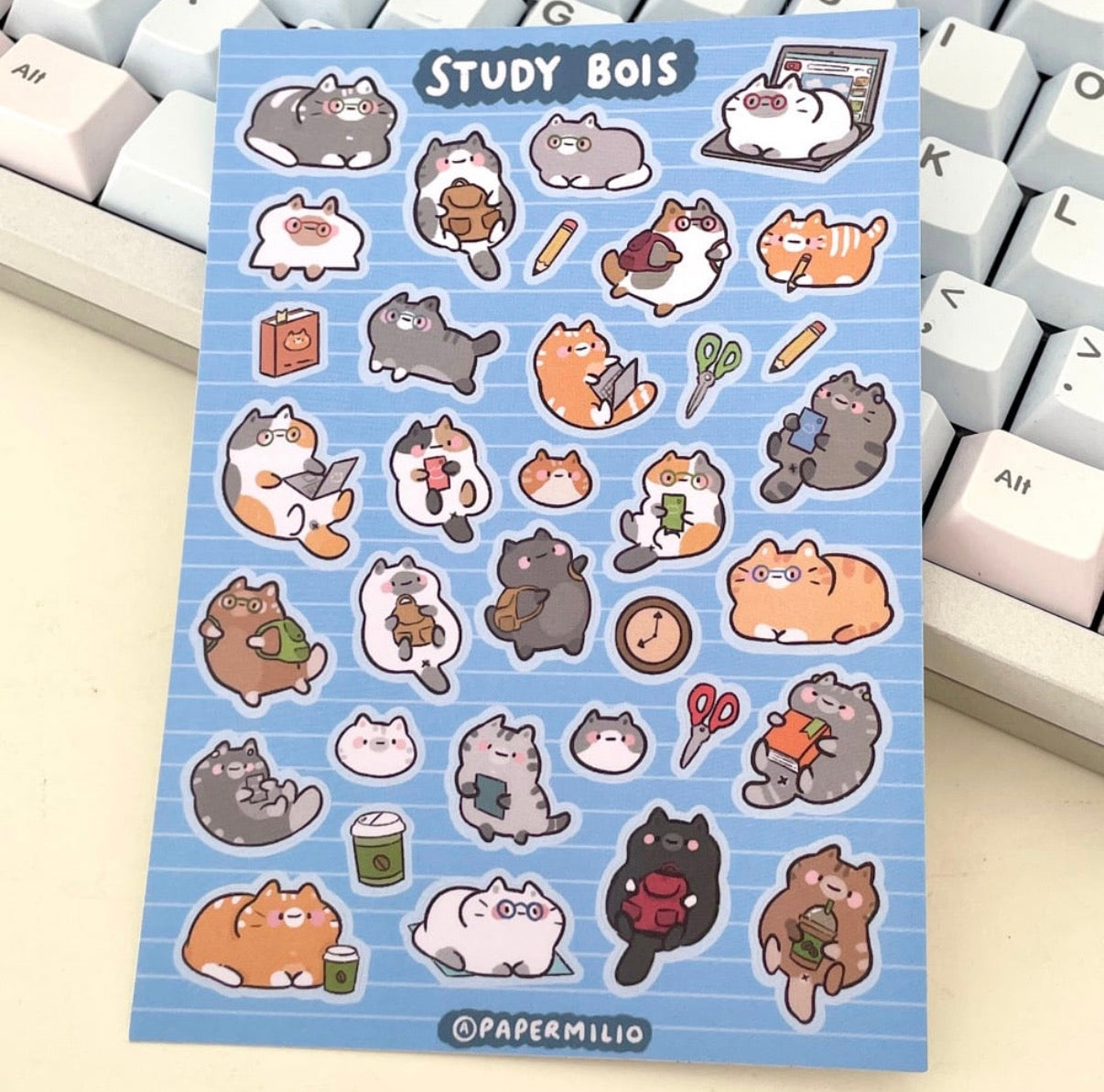 Study Bois Sticker Sheet