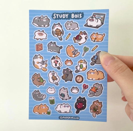 Study Bois Sticker Sheet