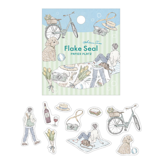 Sunday Morning Flake Seal - Maori Sakai x Papier Platz