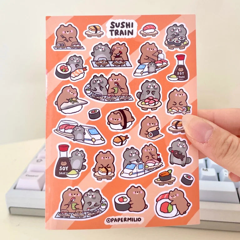 Sushi Train Sticker Sheet