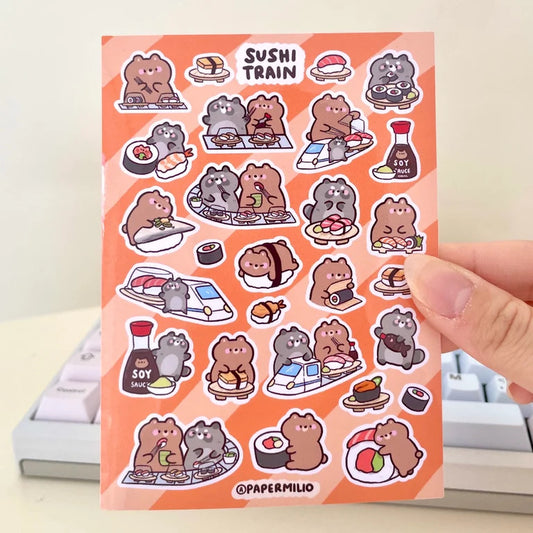 Sushi Train Sticker Sheet