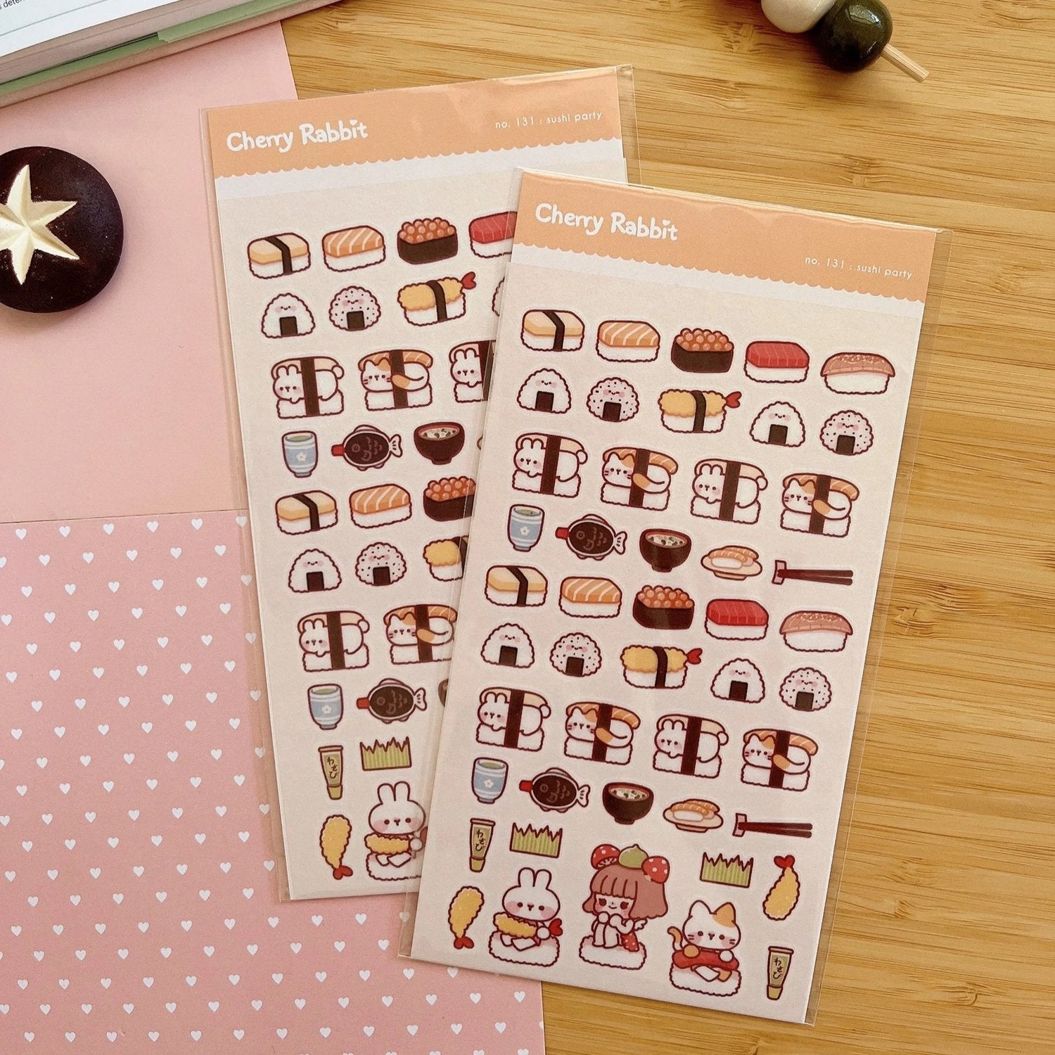 Sushi Party Sticker Sheet