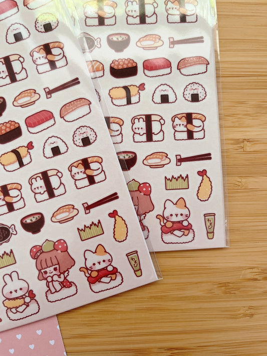 Sushi Party Sticker Sheet