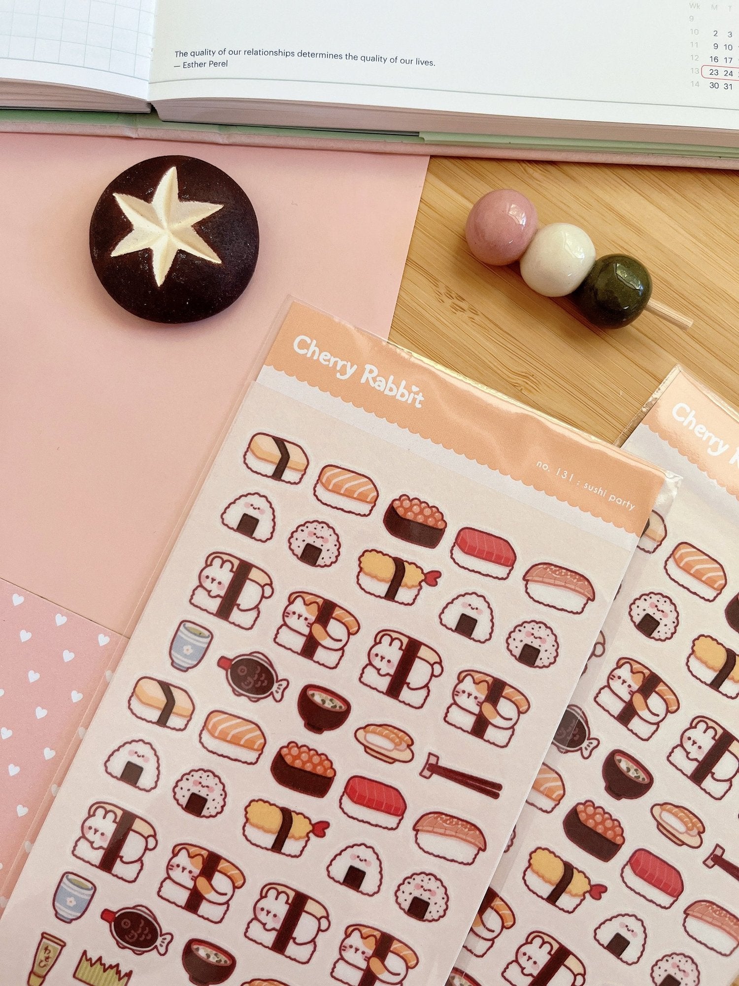 Sushi Party Sticker Sheet
