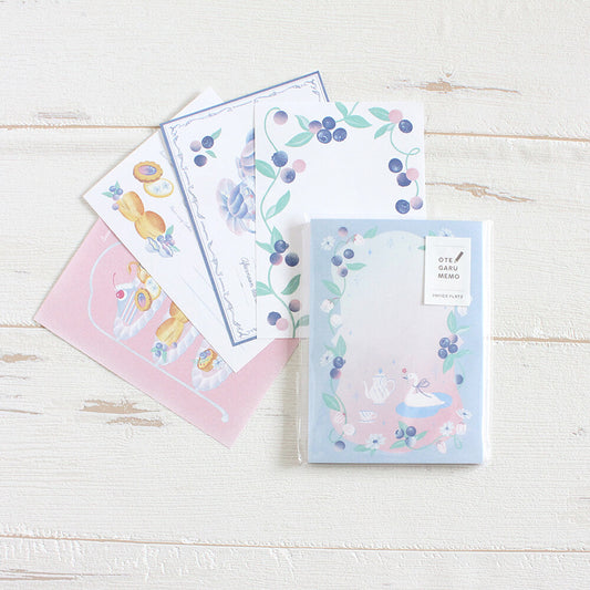 Swan afternoon tea Memo pad designed by Papier Platz.