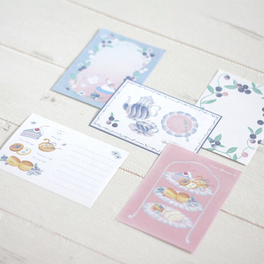 Swan afternoon tea Memo pad designed by Papier Platz.