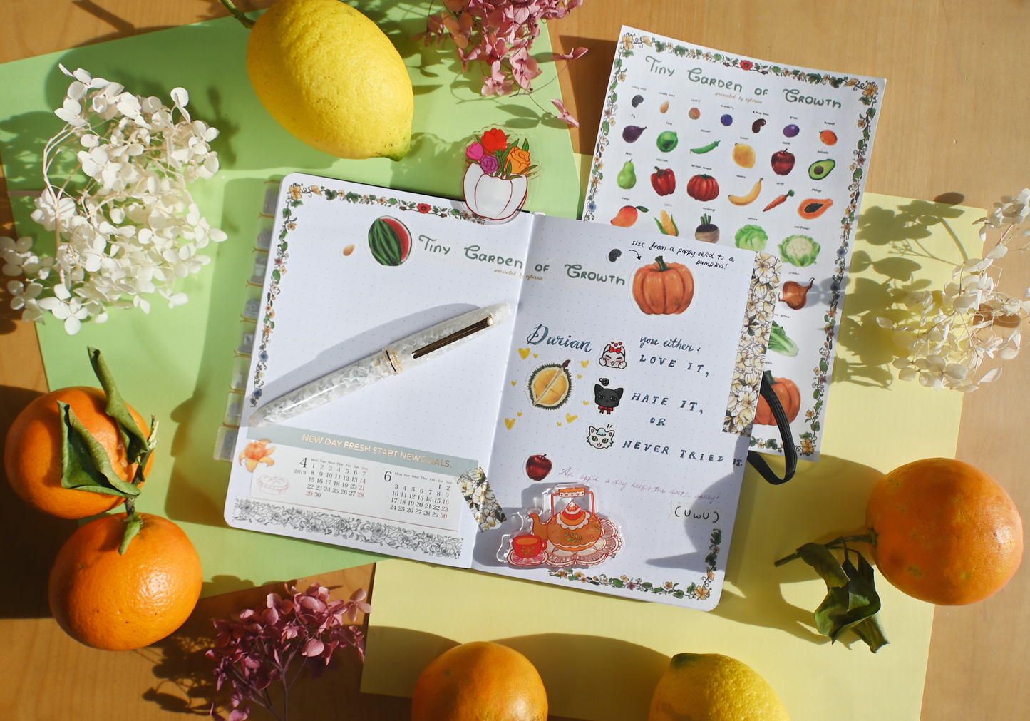 Tiny Garden of Growth Washi Sticker Sheet