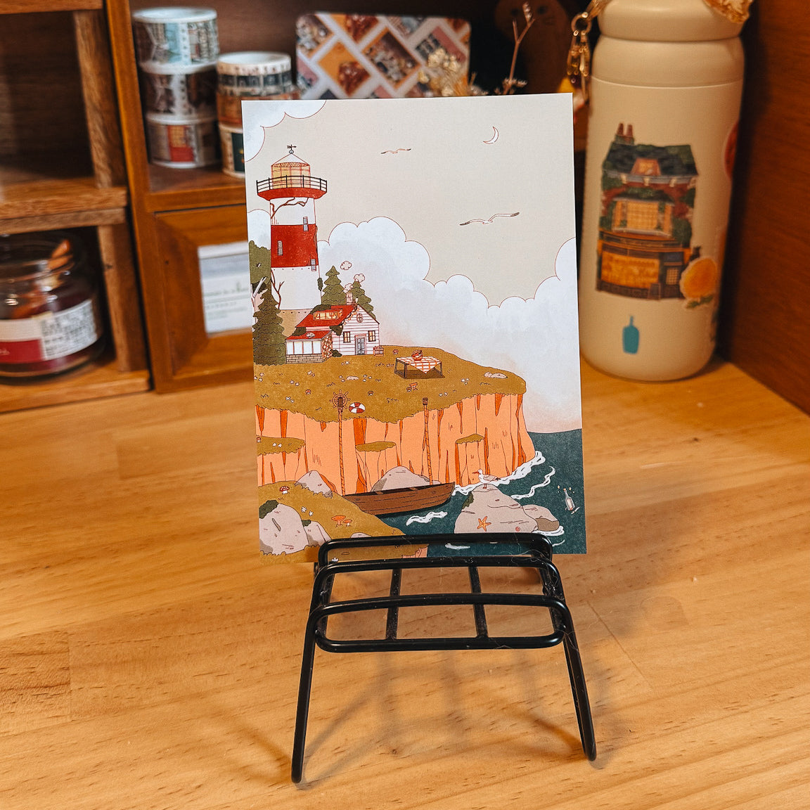 The Calico Factory travel postcards are inspired by iconic architecture around the world illustrated by Australian artist Chohen.

148 x 105mm