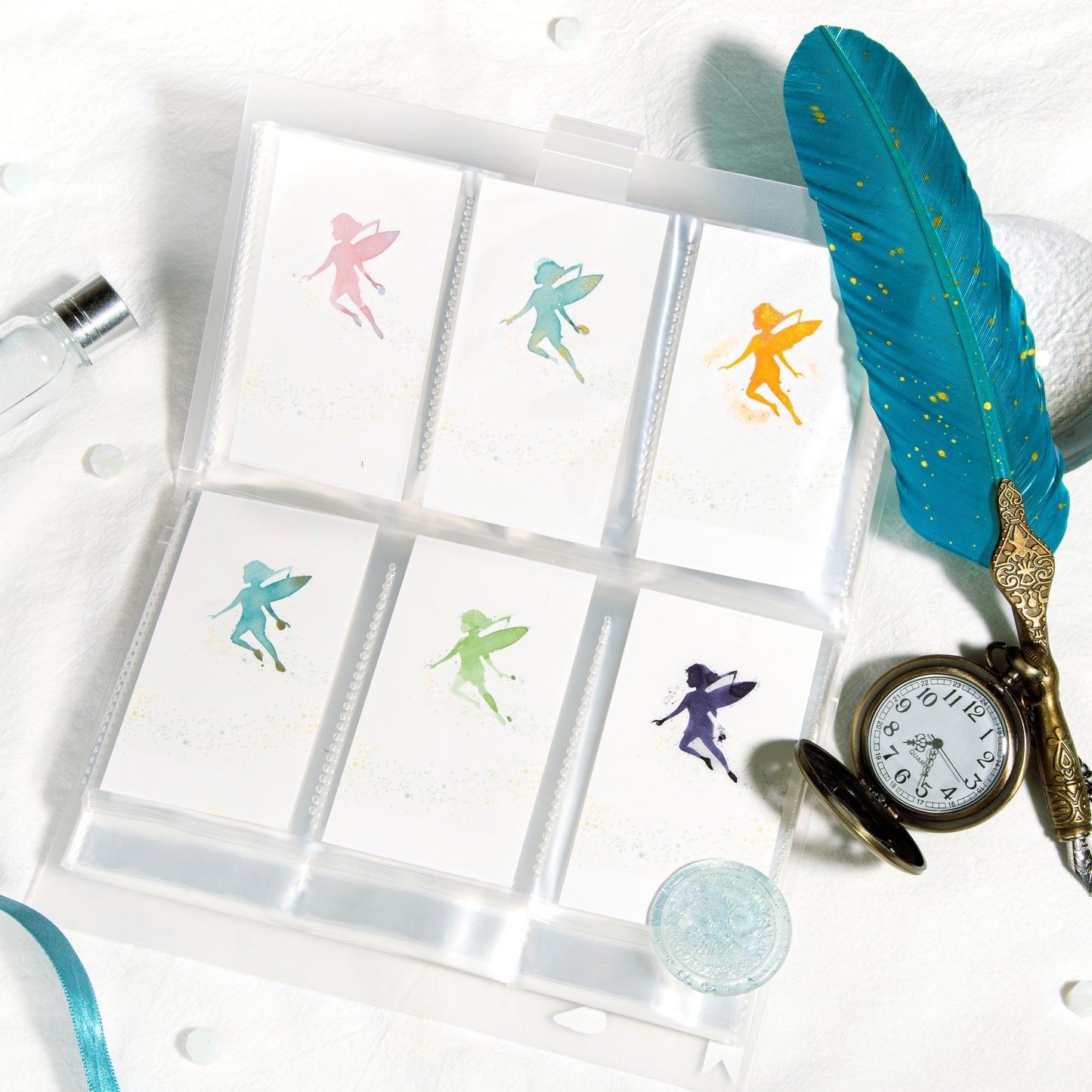 Tinker Bell Ink Swatch Cards