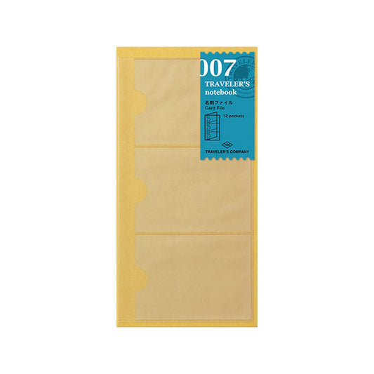 Traveler's Notebook Regular Insert - 007 Card File
