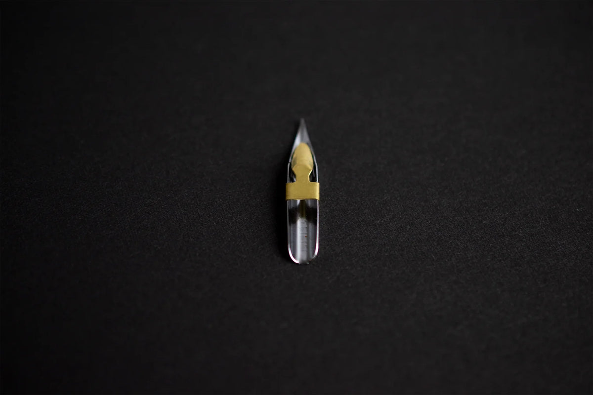 Tachikawa G-Pen Nib Chrome Finish with Reservoir (Set of 3)