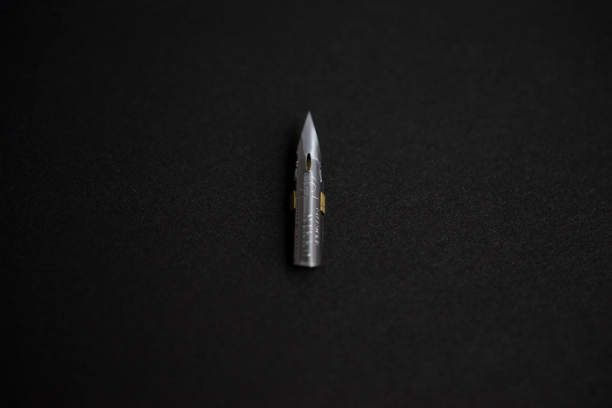 Tachikawa G-Pen Nib Chrome Finish with Reservoir (Set of 3)