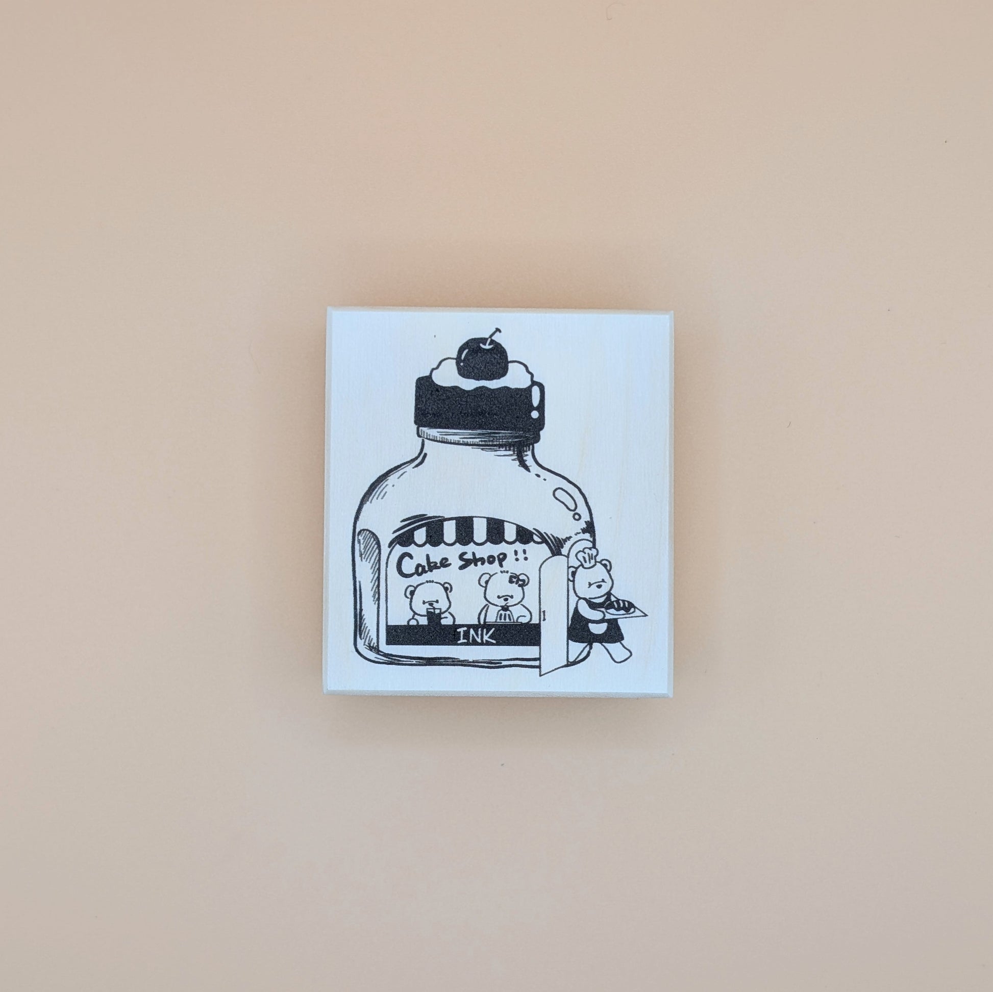 Teddy Cake Shop Stamp