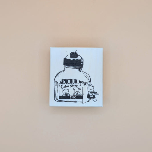Teddy Cake Shop Stamp