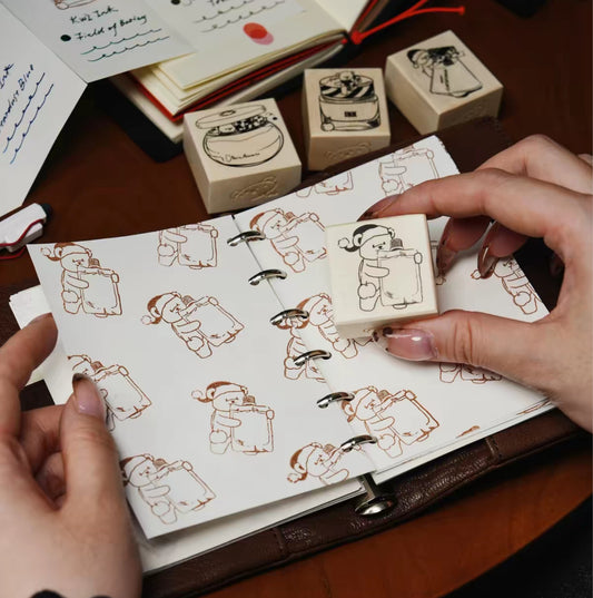 Teddy Ink Pouch Stamp