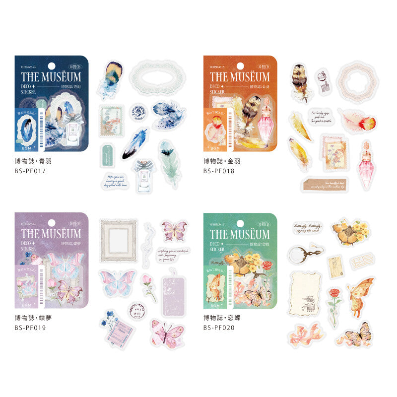 The Museum sticker flakes designed by BGM 