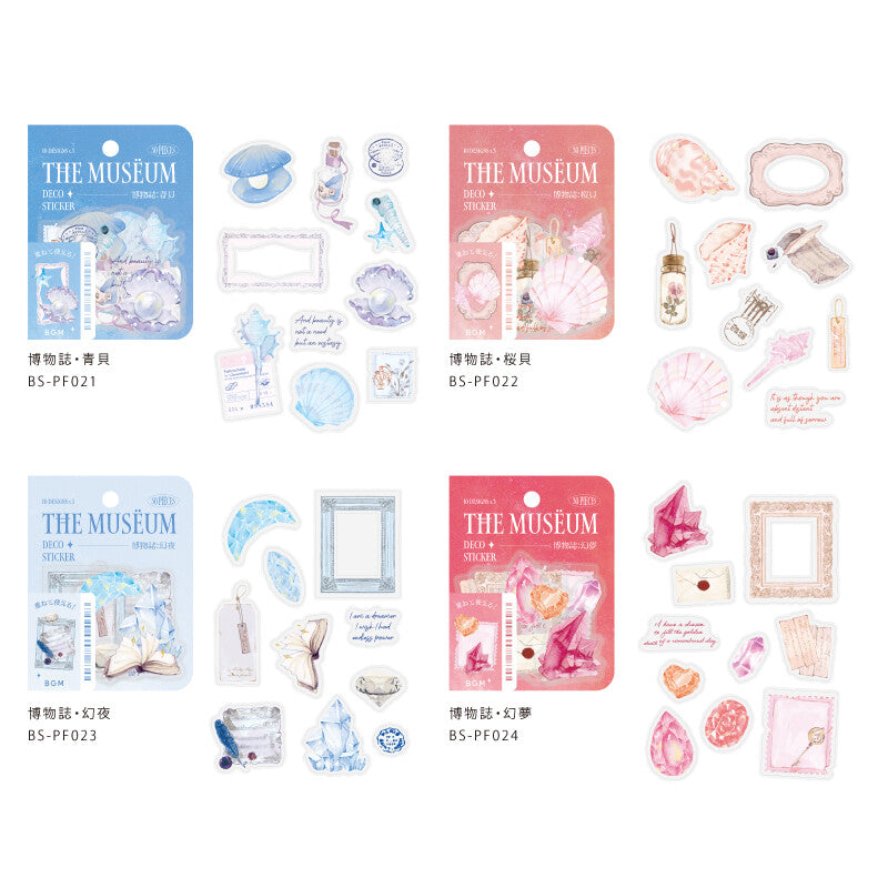 The Museum sticker flakes designed by BGM 