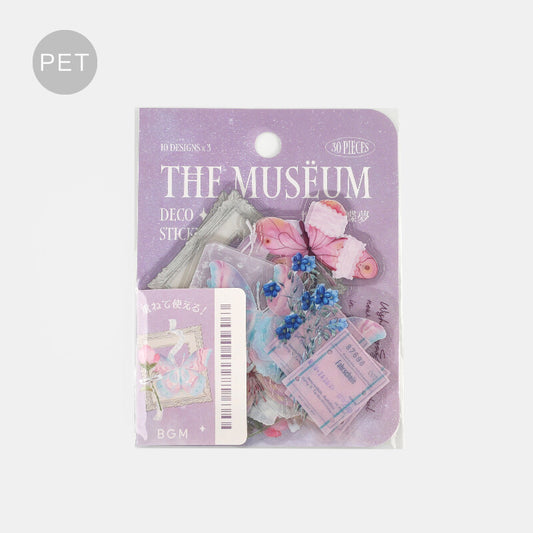 Museum PET sticker flakes designed by BGM - Butterfly Dream