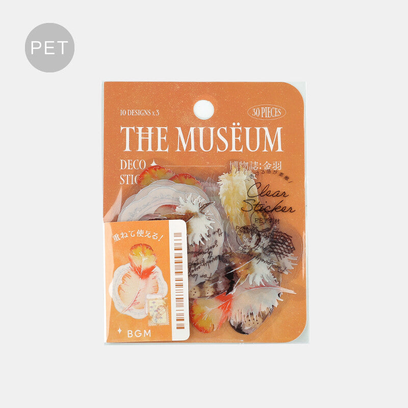 The museum clear sticker flakes designed by BGM - Kinpu