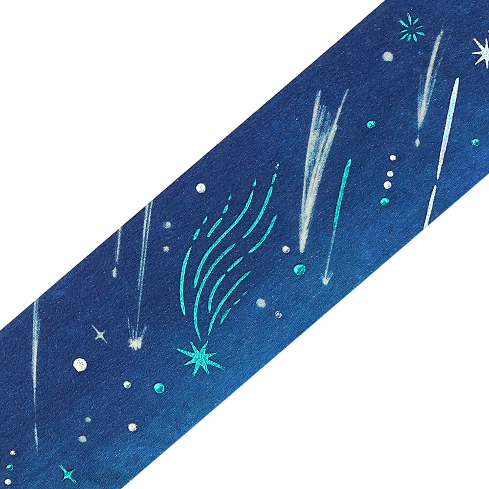The Sky of One Day Foil-stamped Washi Tape - Meteor