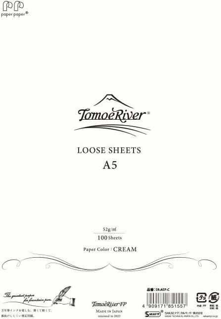 Sanzen Tomoe River Cream A5 - 100 Loose Sheets