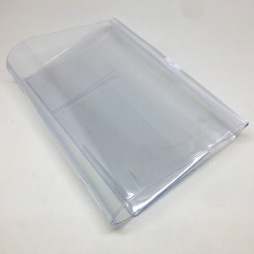 Nouto A5-Size Transparent Notebook Cover with Zipper Pocket