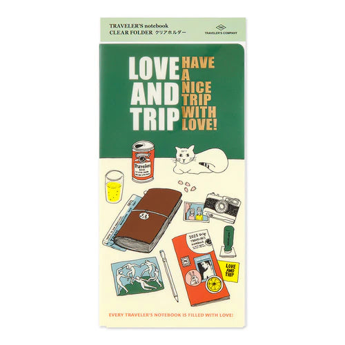 2025 Traveler's Notebook Clear Folder - Regular