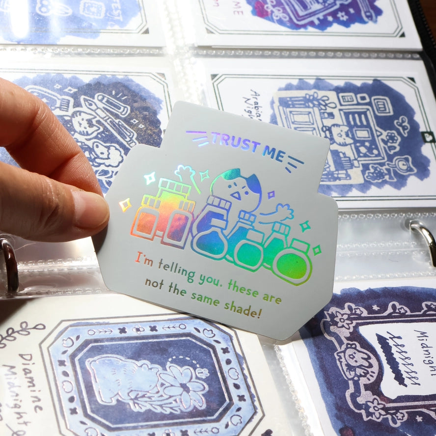 Trust Me Vinyl Sticker (Holographic)