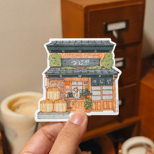 Calico Izakaya Die-Cut Sticker