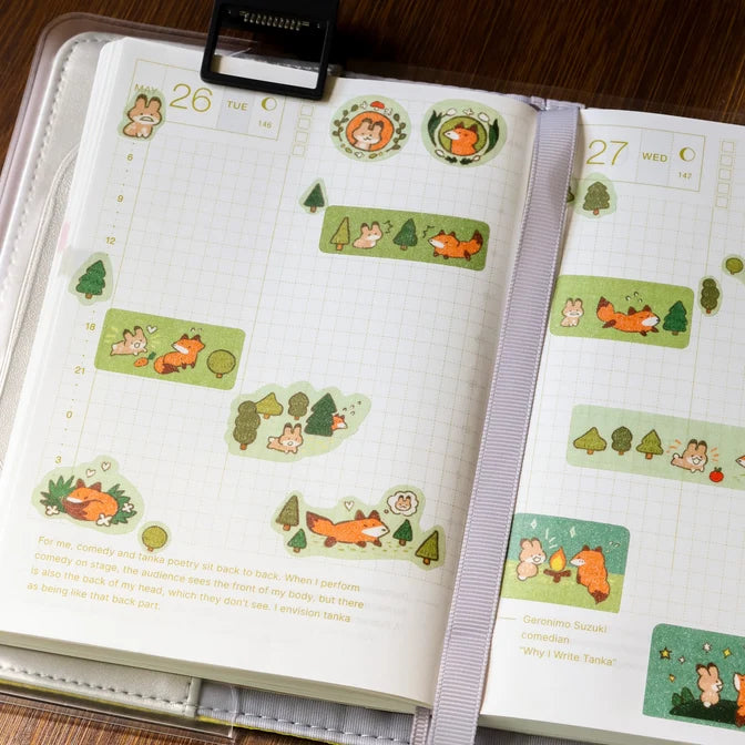 Unlikely Duo Washi Sticker Sheet