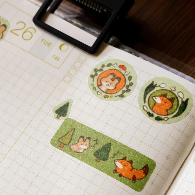 Unlikely Duo Washi Sticker Sheet