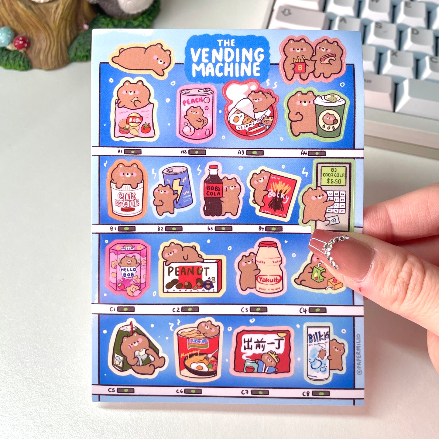 The Vending Machine Sticker Sheet