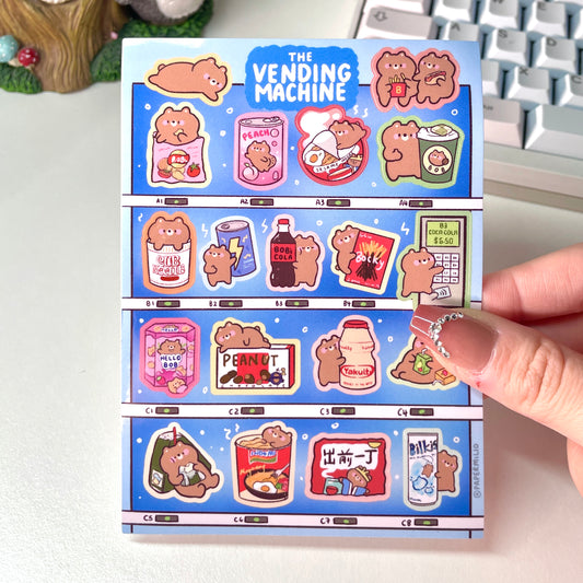 The Vending Machine Sticker Sheet