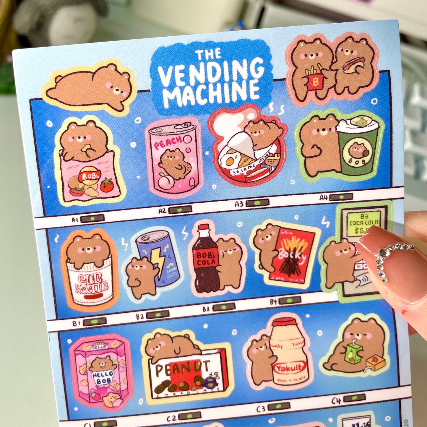 The Vending Machine Sticker Sheet