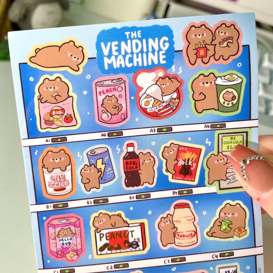 The Vending Machine Sticker Sheet