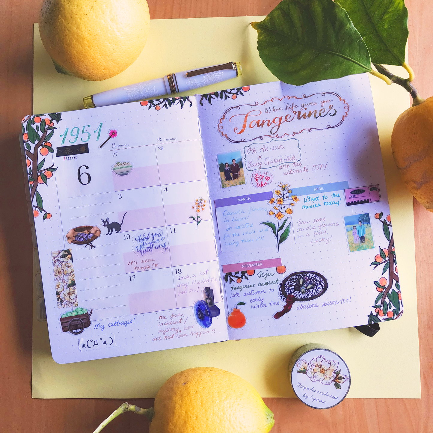 When Life Gives You Tangerines Sticker Sheet