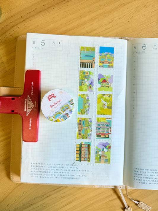 Brisbanites Stamps Washi Tape