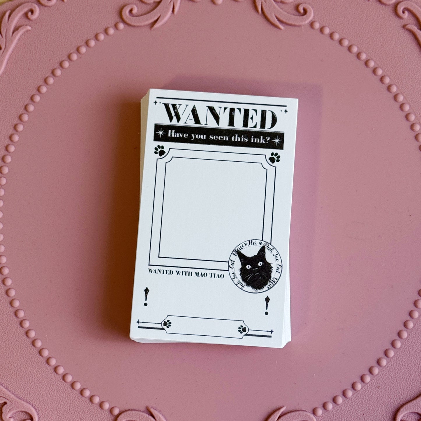 Wanted Ink Swatch Cards