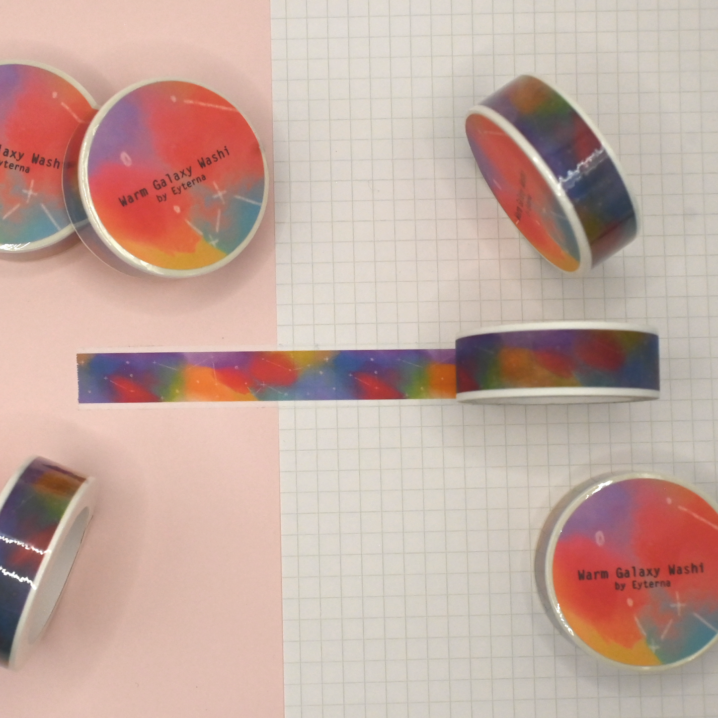 Warm Galaxy Washi Tape