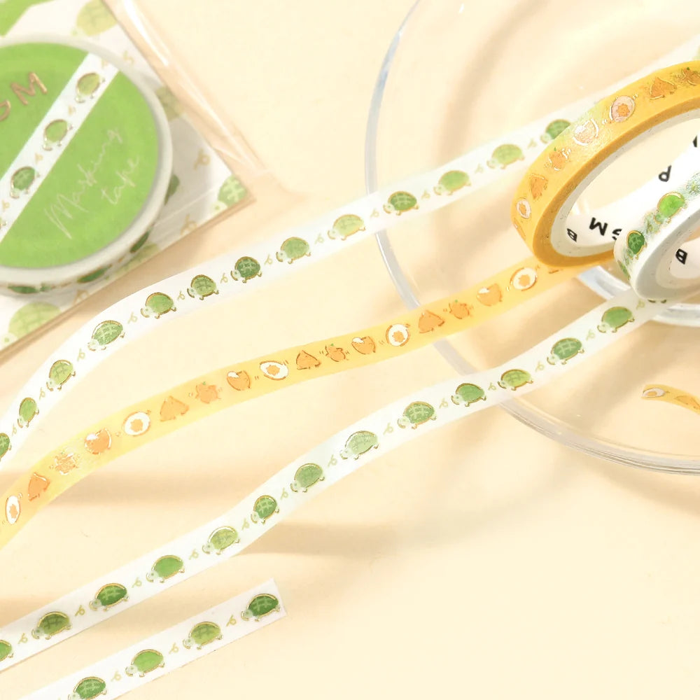 Running Turtle - Foil Stamped Washi Tape