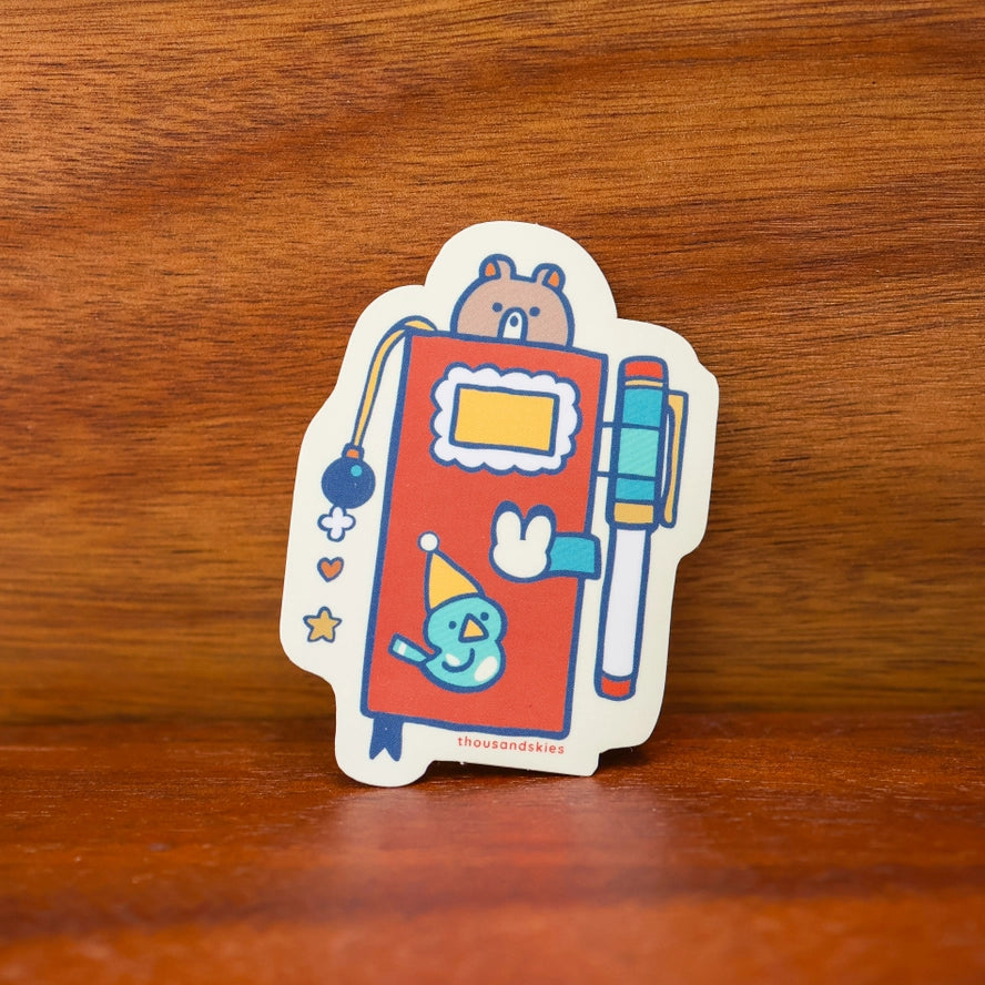 Weekly Journal Vinyl Sticker (Holographic)