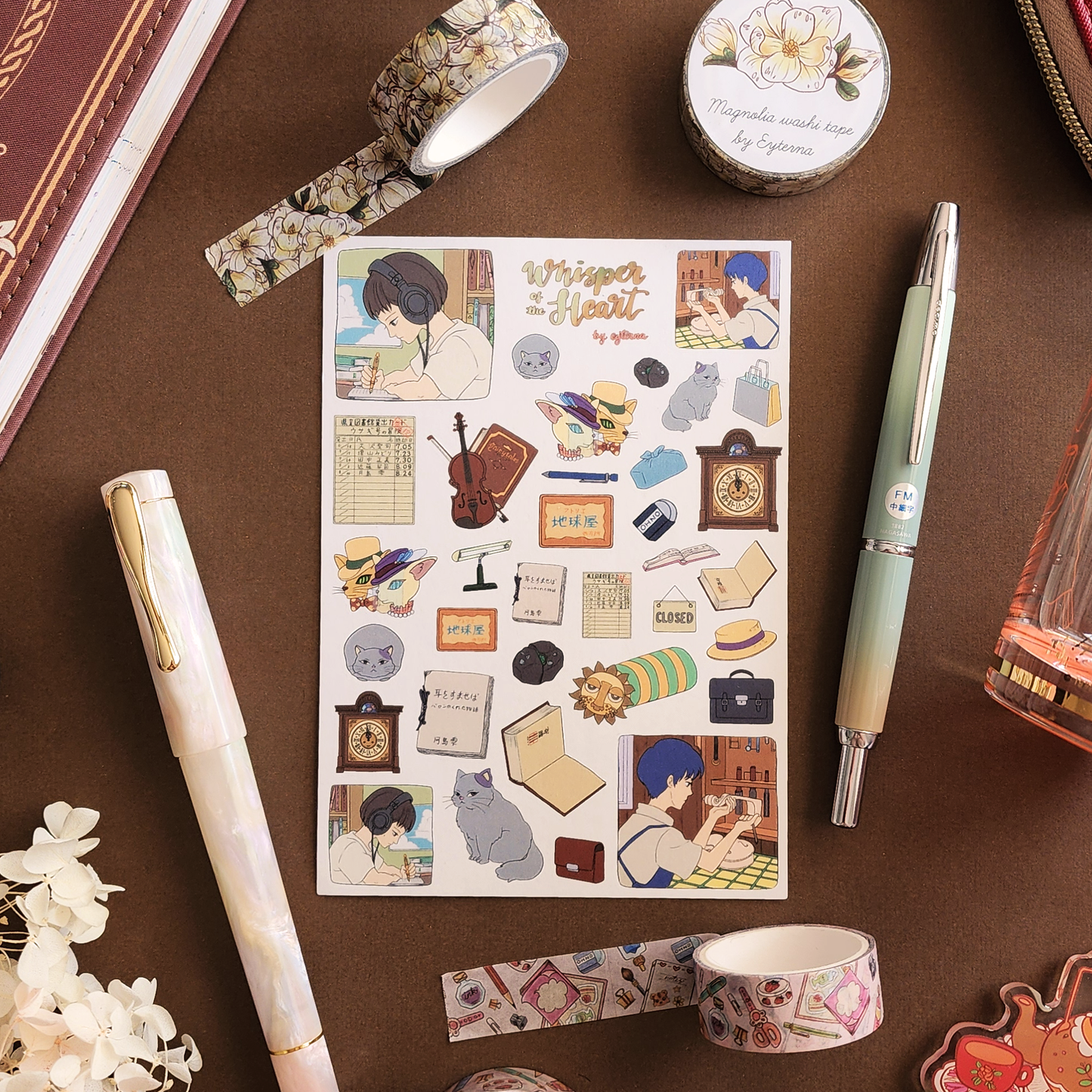 Whisper of the Heart Sticker Sheet