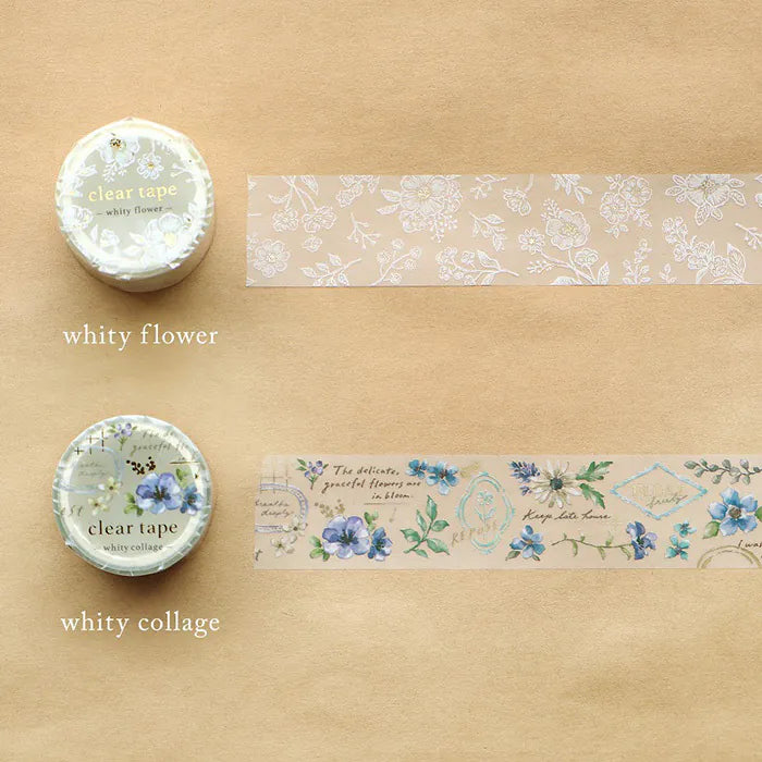 Whity Collage Clear Tape