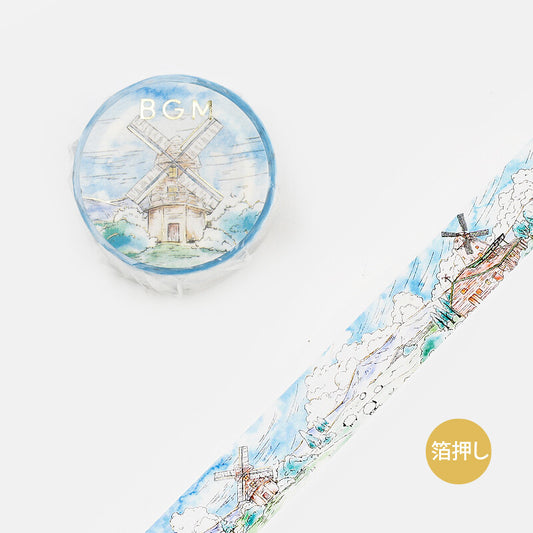 Windmill Valley Foil-stamped Washi Tape