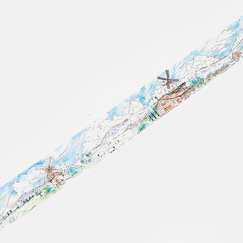 Windmill Valley Foil-stamped Washi Tape